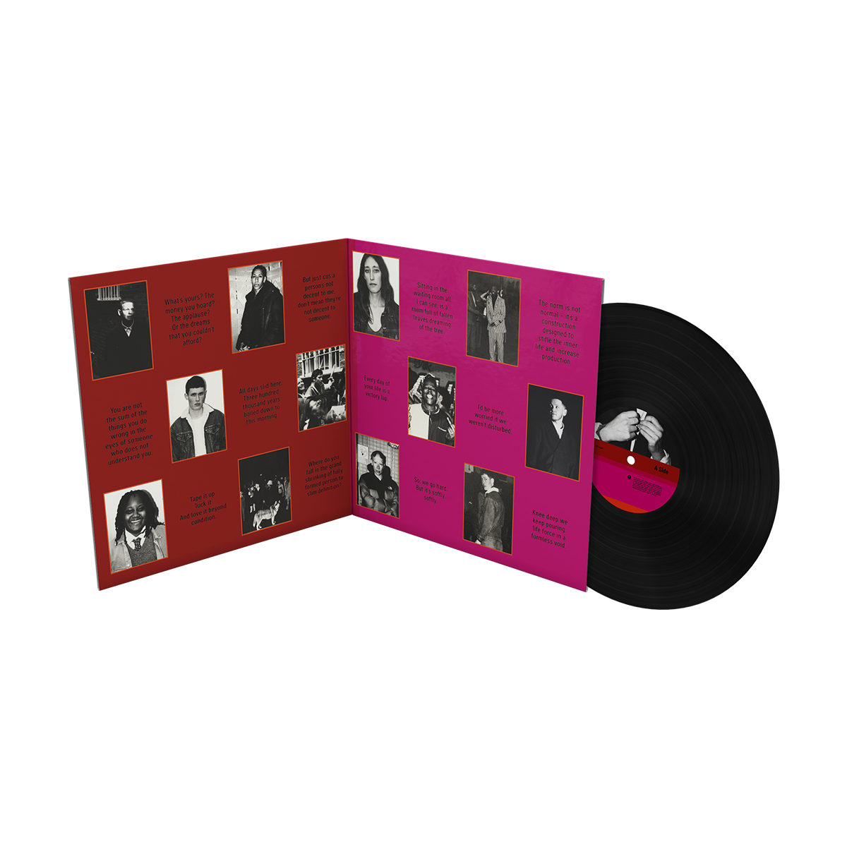Self Titled: Recycled Black LP + Signed Art Card